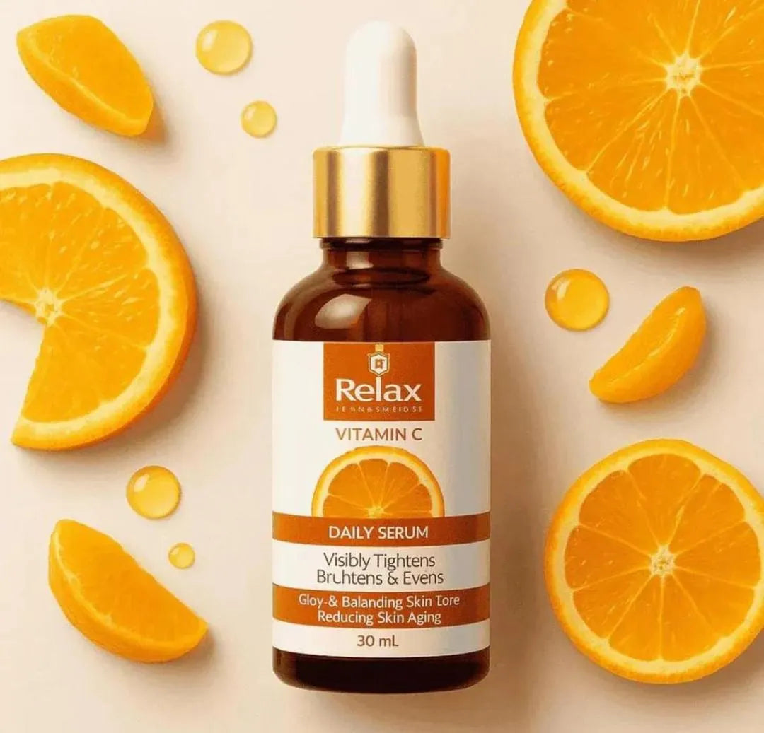 Relax Vitamin C Daily Serum - Skin Brightening & Tightening Formula