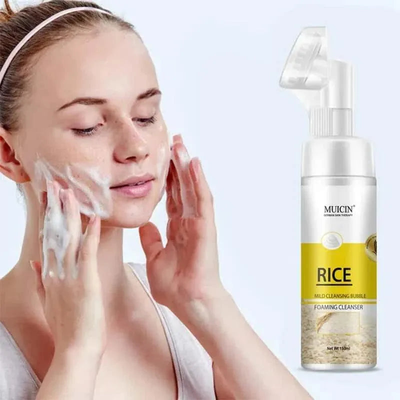 Muicin Rice Mild Cleansing Bubble Foaming Facial Cleanser