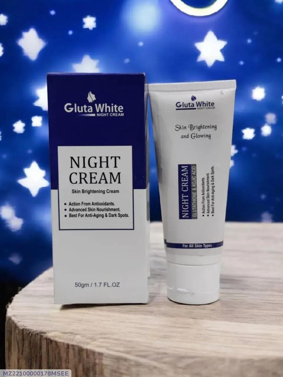 GlutaWhite Night Cream (Tube Form)