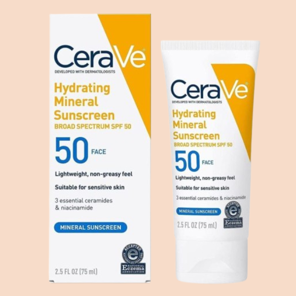Cerave Hydrating Mineral Sunscreen Spf 50 -75 Ml – CeraVe Hydrating Sunblock