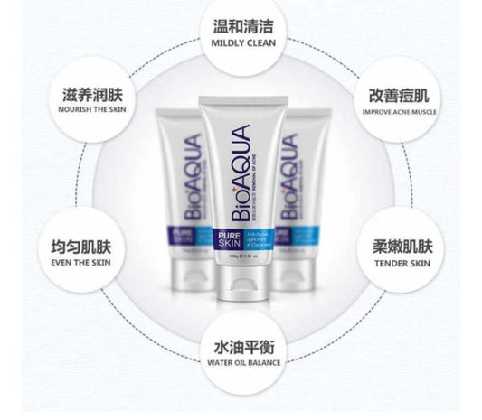 Bioaqua Anti-Acne Cleanser – 100ml