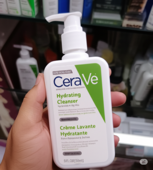 Cerave Renewing Hydrating Cleanser With Salicylic Acid & Ceramides – (237ml)