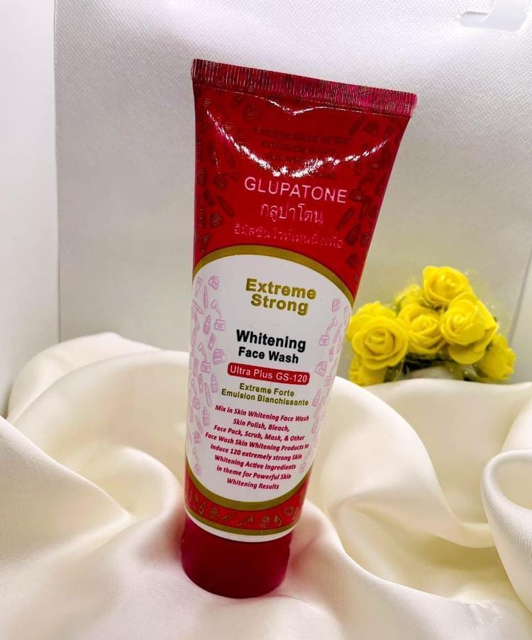 Glupatone skin brightening face wash reduces dark spots