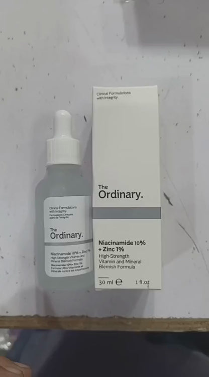 The Ordinary Niacinamide 10% + Zinc 1 % |oil Control, Pore Minimizing & Blemish Solution Serum