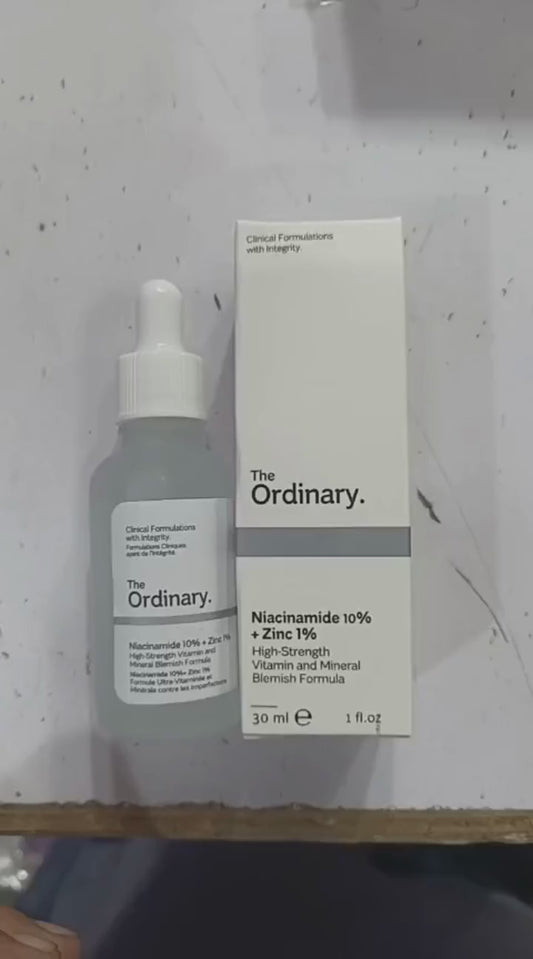 The Ordinary Niacinamide 10% + Zinc 1 % |oil Control, Pore Minimizing & Blemish Solution Serum
