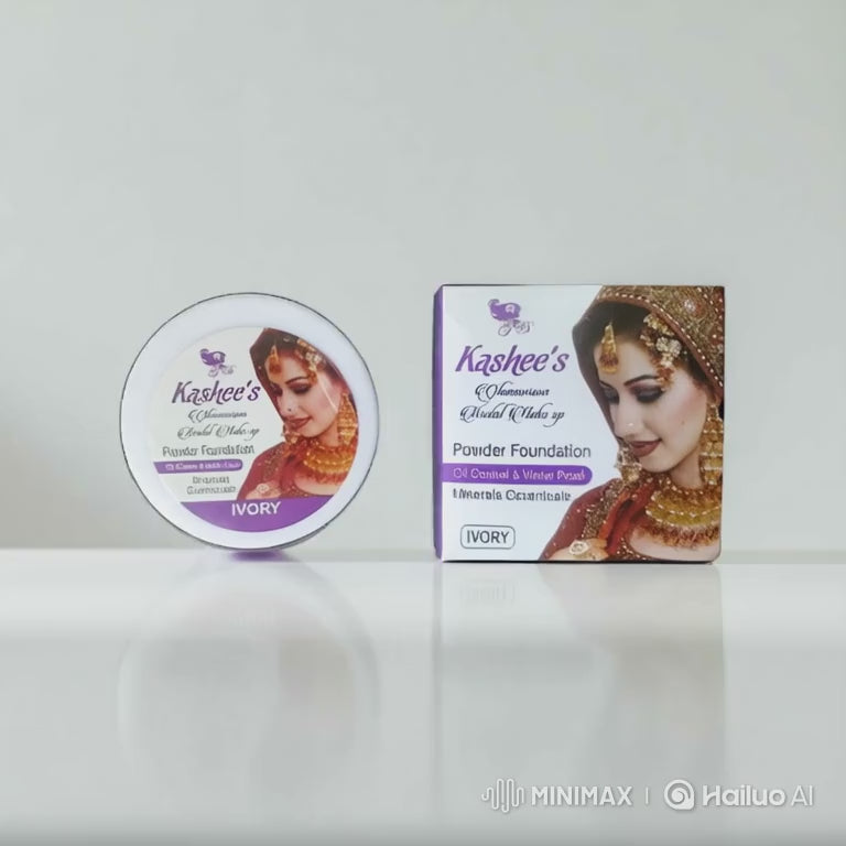 Kashee’s Face Powder Foundation -  Kashee Face powder For Girls – Ivory Shade