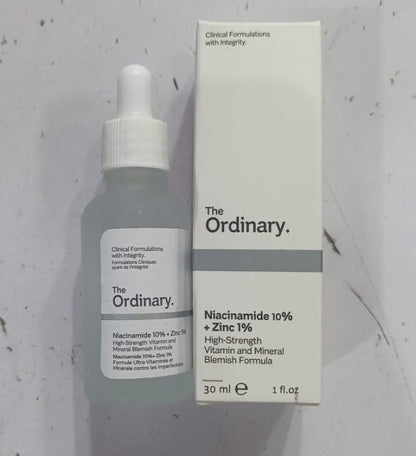 The Ordinary Niacinamide 10% + Zinc 1 % |oil Control, Pore Minimizing & Blemish Solution Serum