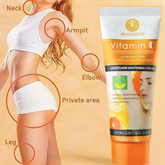 Visible results with Rejuvenating Underarm Whitening Cream — underarm lightening and brightening care for smooth skin.